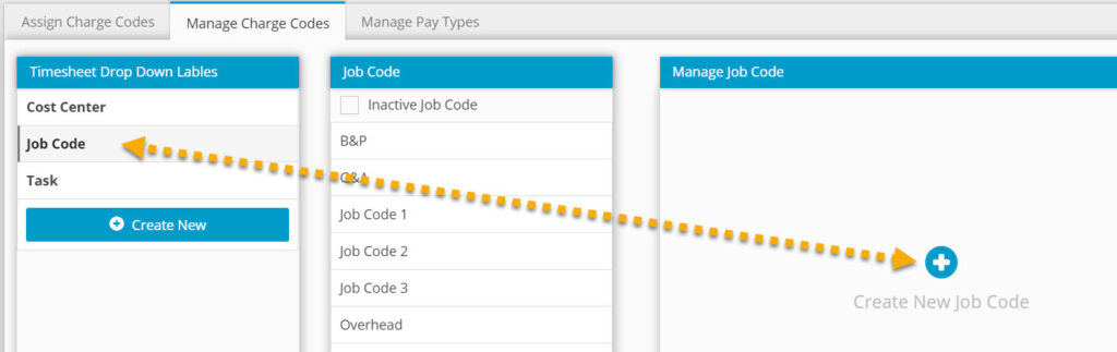 Adding Charge Codes