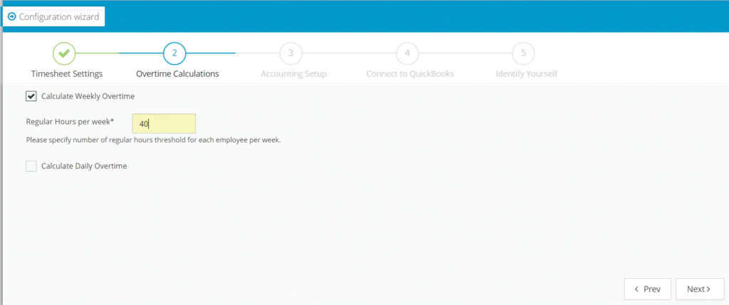 Hour Timesheet Overtime Settings