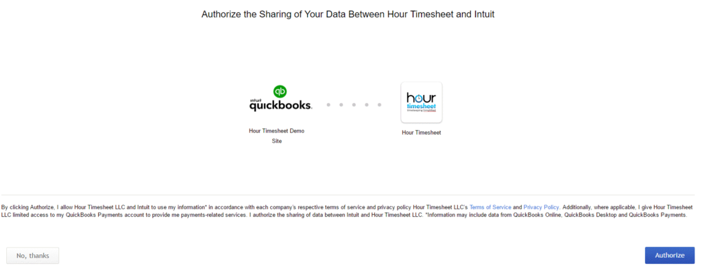authorize sharing screenshot