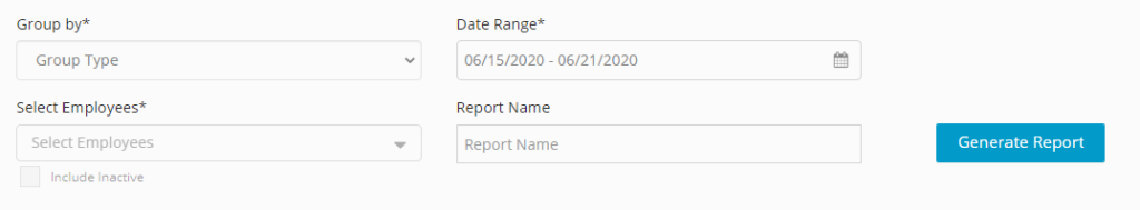 Hour Timesheet Reporting Feature