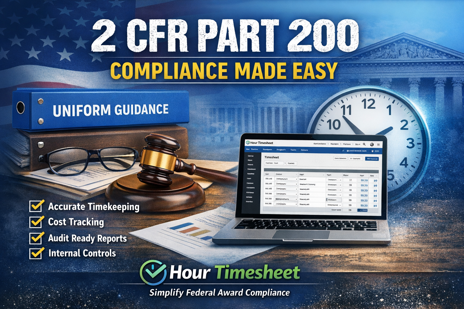 Stop Struggling With 2 CFR Part 200 Compliance: Hour Timesheet Makes It ...