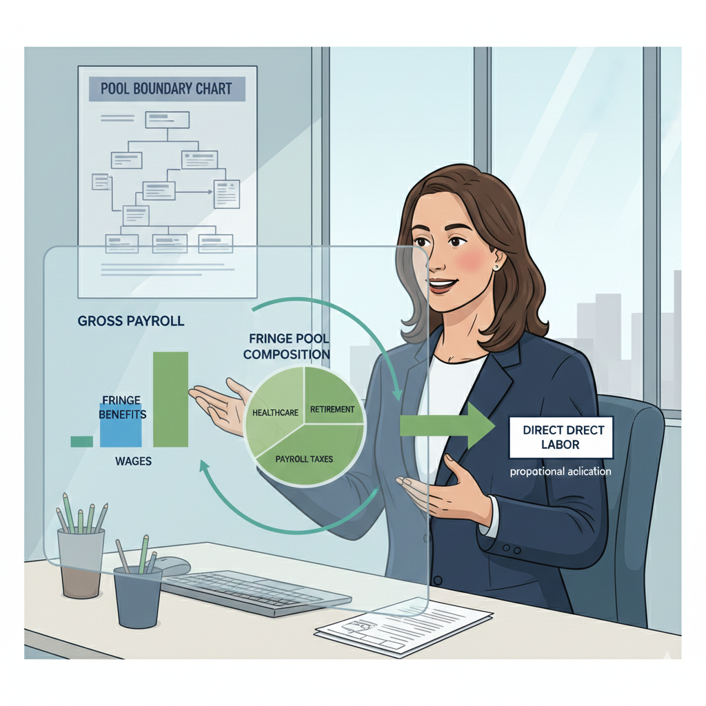 Fringe benefit allocation government contracts